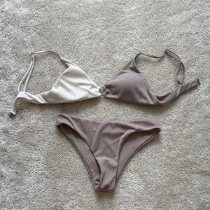 Two-Tone Bikini Set